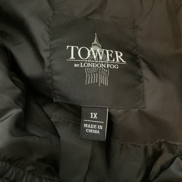 Tower By London Fog Belted Jacket - Picture 3 of 7